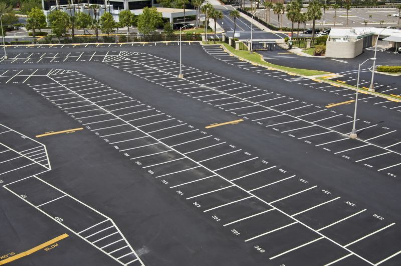 Asphalt Striping in Suwanee, GA
