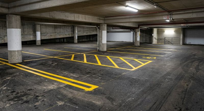 Asphalt Striping in Suwanee, GA