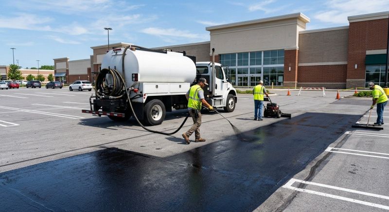 Parking Lot Sealcoating in Grand Rapids, MI